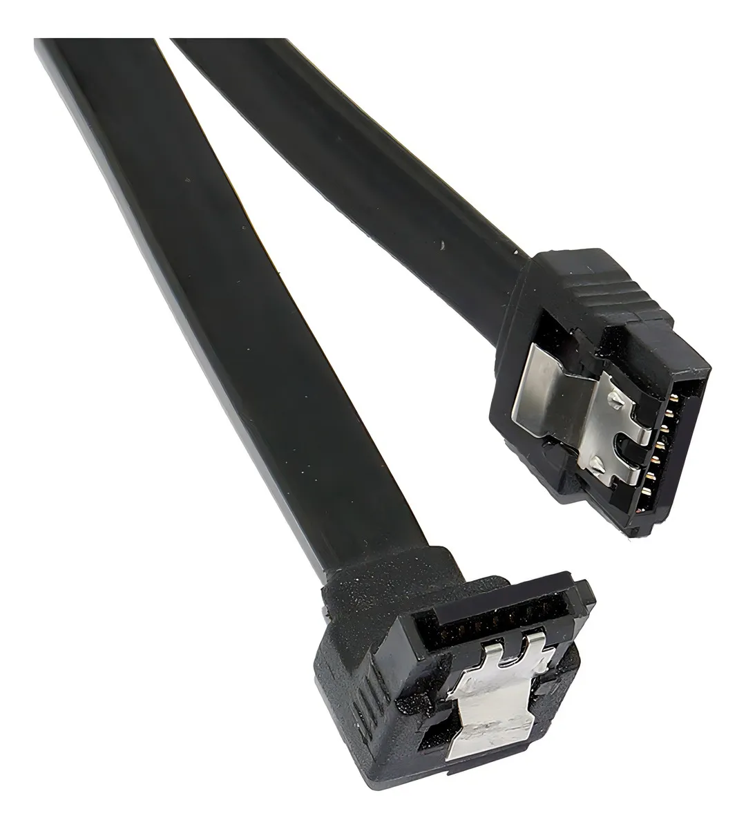 Cable Sata 3 | 6gbps | Negro | 40cm | Conector En L