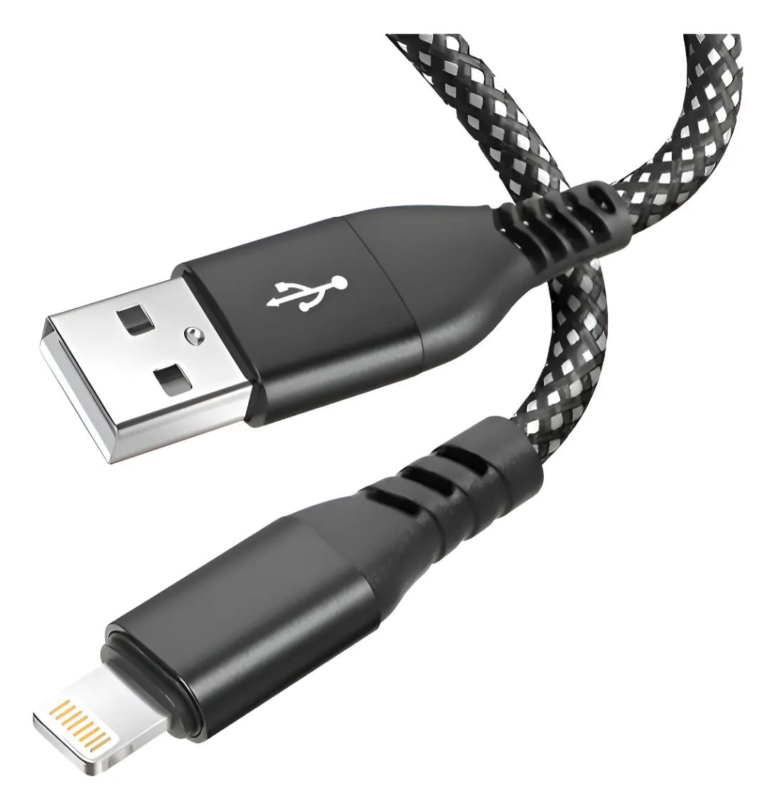 Cable Cargador Lightning | 1 metro | Negro