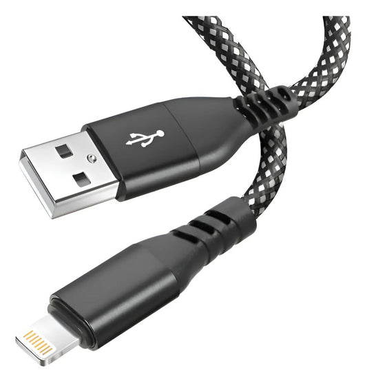 Cable Cargador Lightning | 1 metro | Negro
